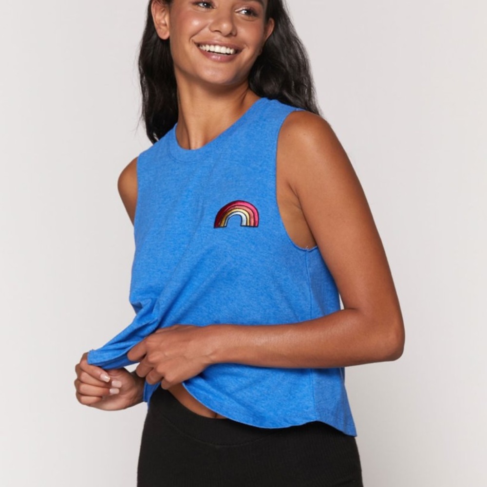Rainbow Crop Tank